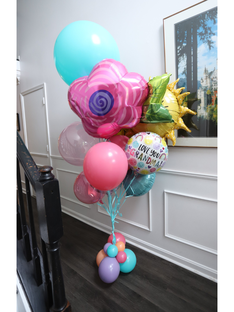 Mother's Day | For the Best Grandma Helium Balloon Bouquet