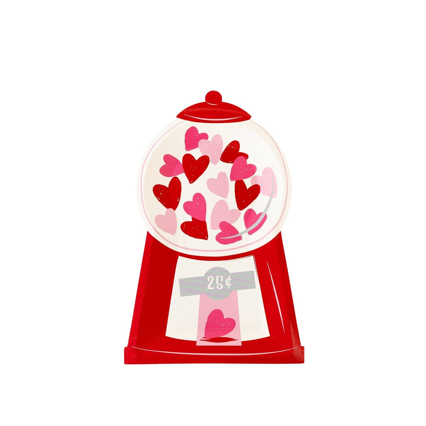 Bubblegum Machine Shaped Paper Plate