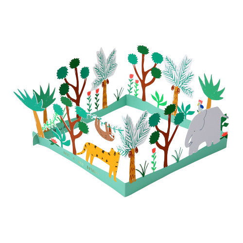 Have A Wild Birthday 3d Scene Card