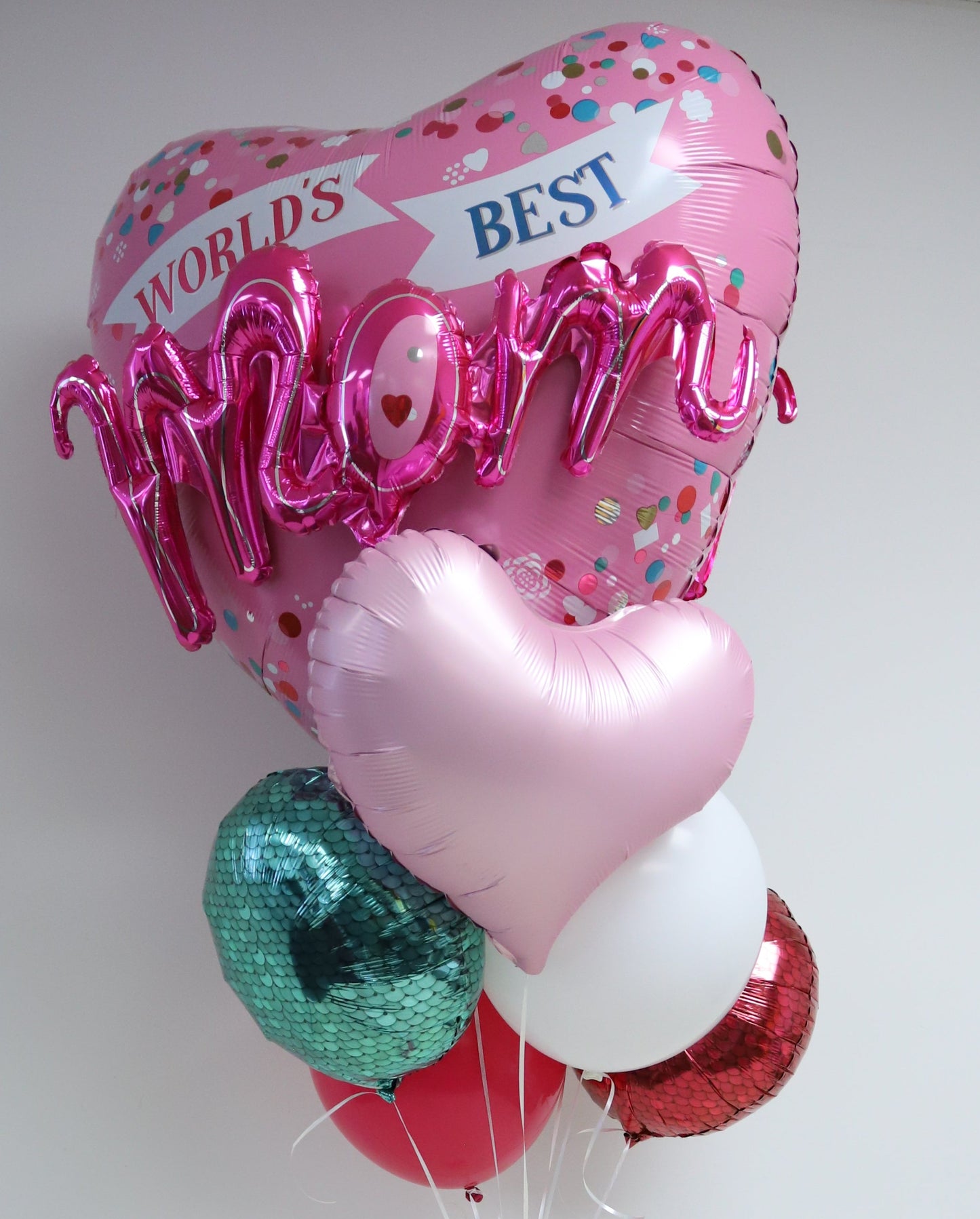 Mother's Day | World's Best Mom Helium Balloon Bouquet