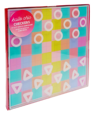 Colorful Acrylic Checkers