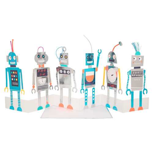 Robot Concertina Card