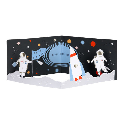 Space 3d Scene Card