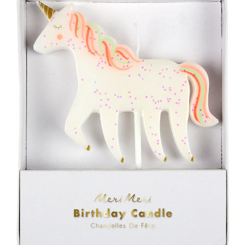 Unicorn Glitter Candle