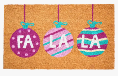 Christmas Fa La La Doormat