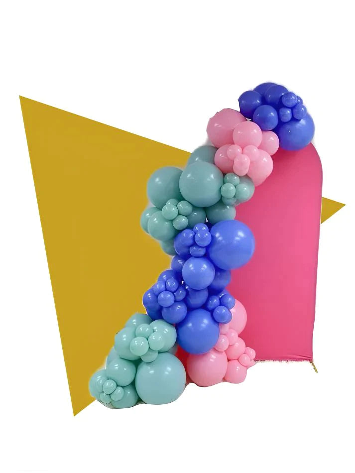 Single Panel Backdrop with Balloon Garland