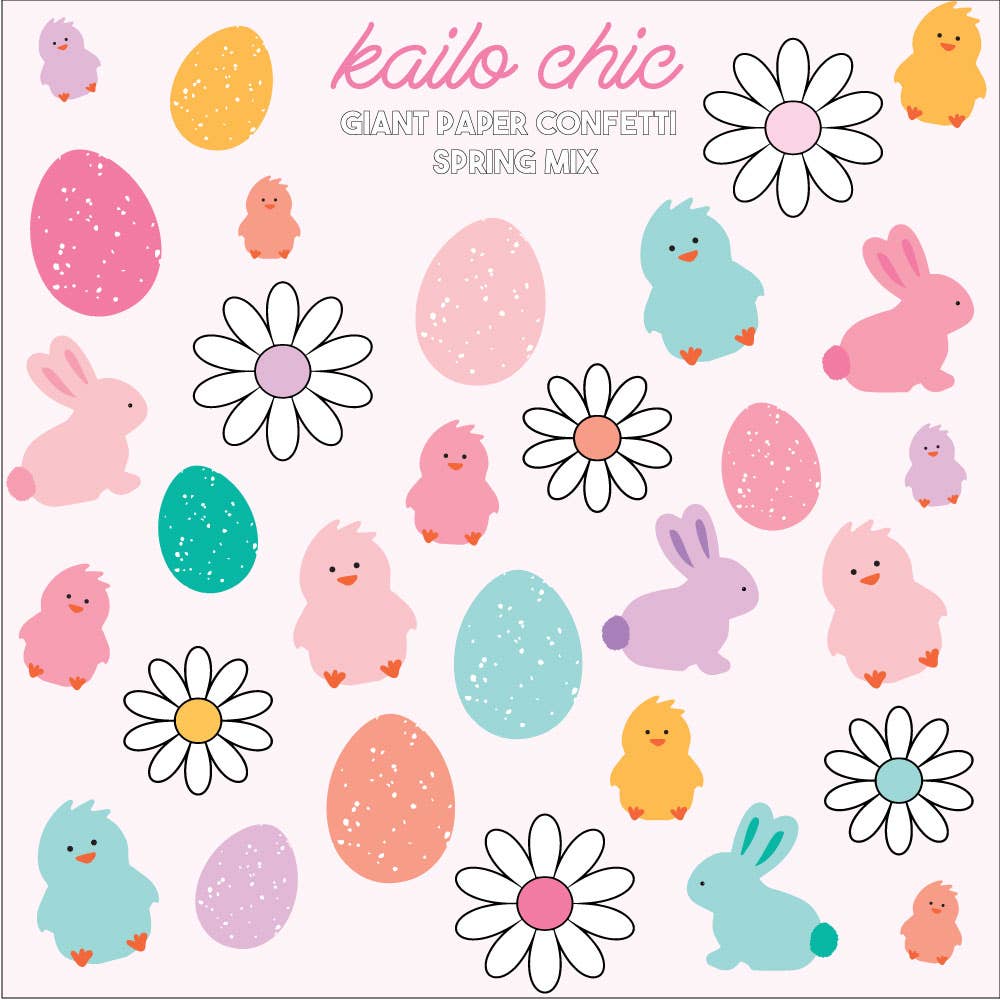 Giant Paper Confetti - Spring Time Mix for Easter