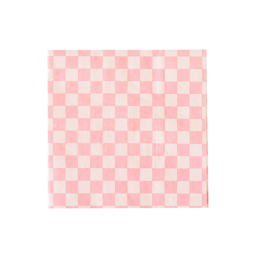 Check It! Tickle Me Pink Cocktail Napkins - 20 Pk.