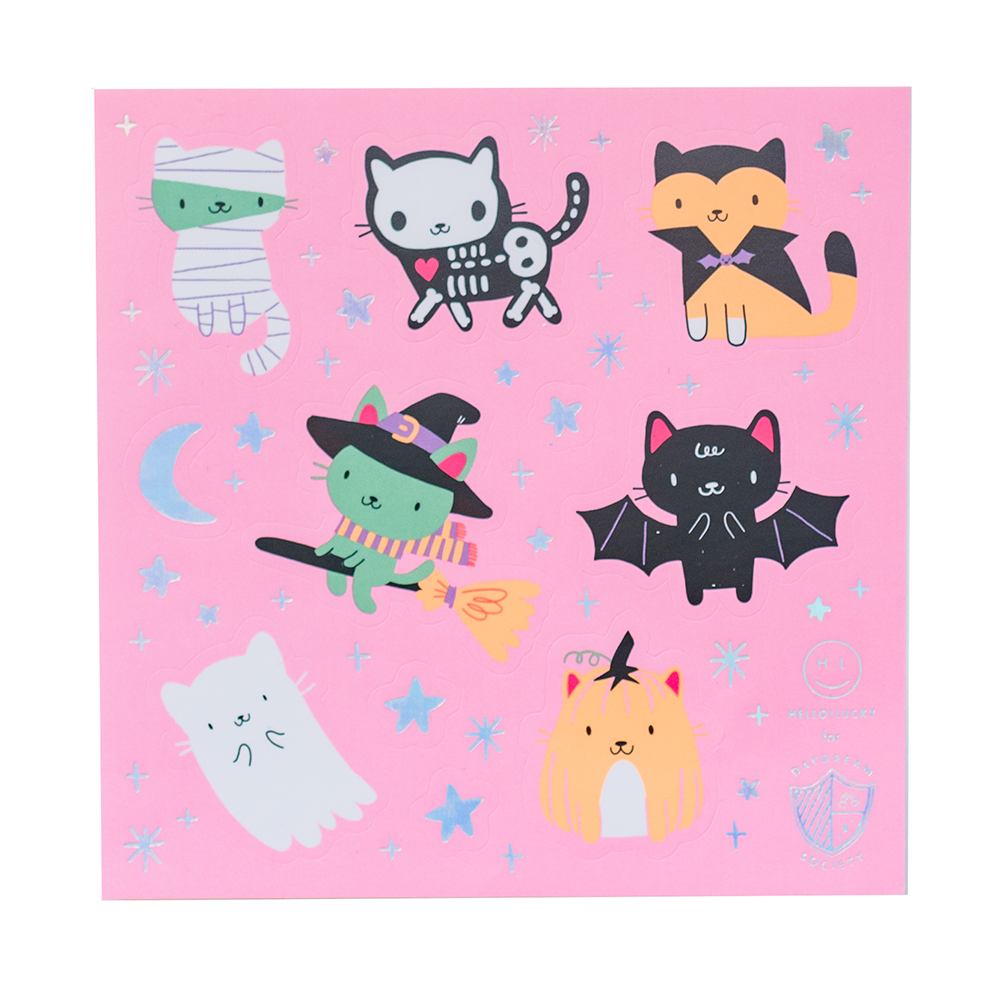 Meowloween Sticker Set - 4 Pk.