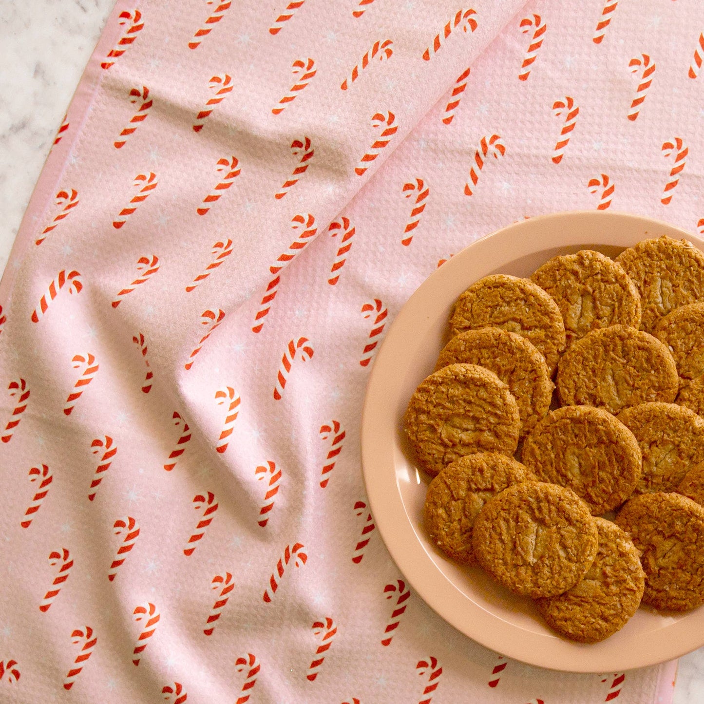 Kitchen Tea Towel | Candy Cane (Christmas Holiday)