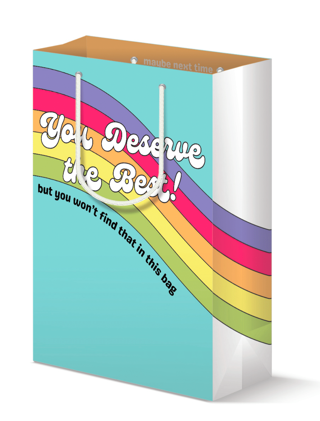 You Deserve the Best -Gift Bag | Funny Gift Bag | Funny Wrap