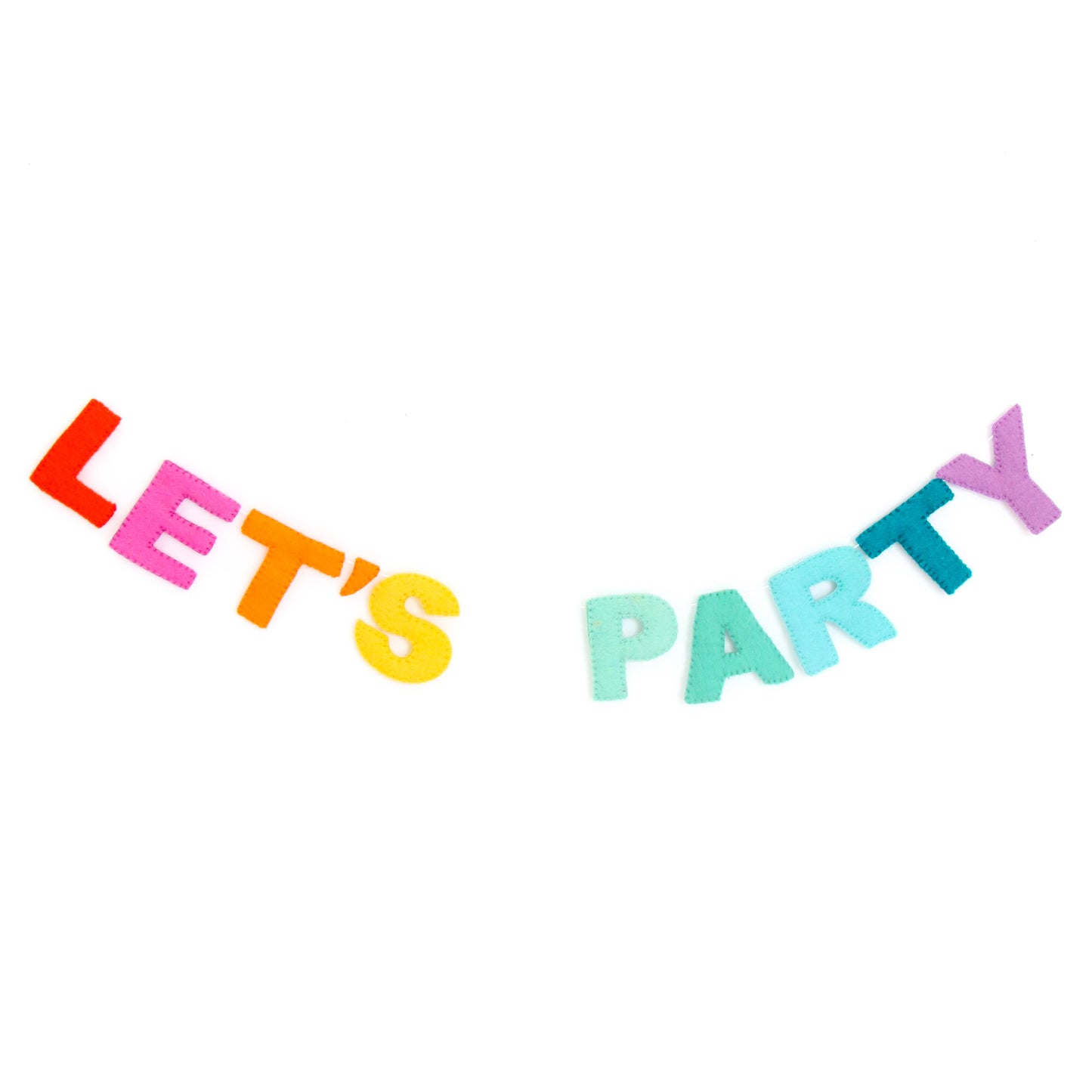 Let’s Party felt garland