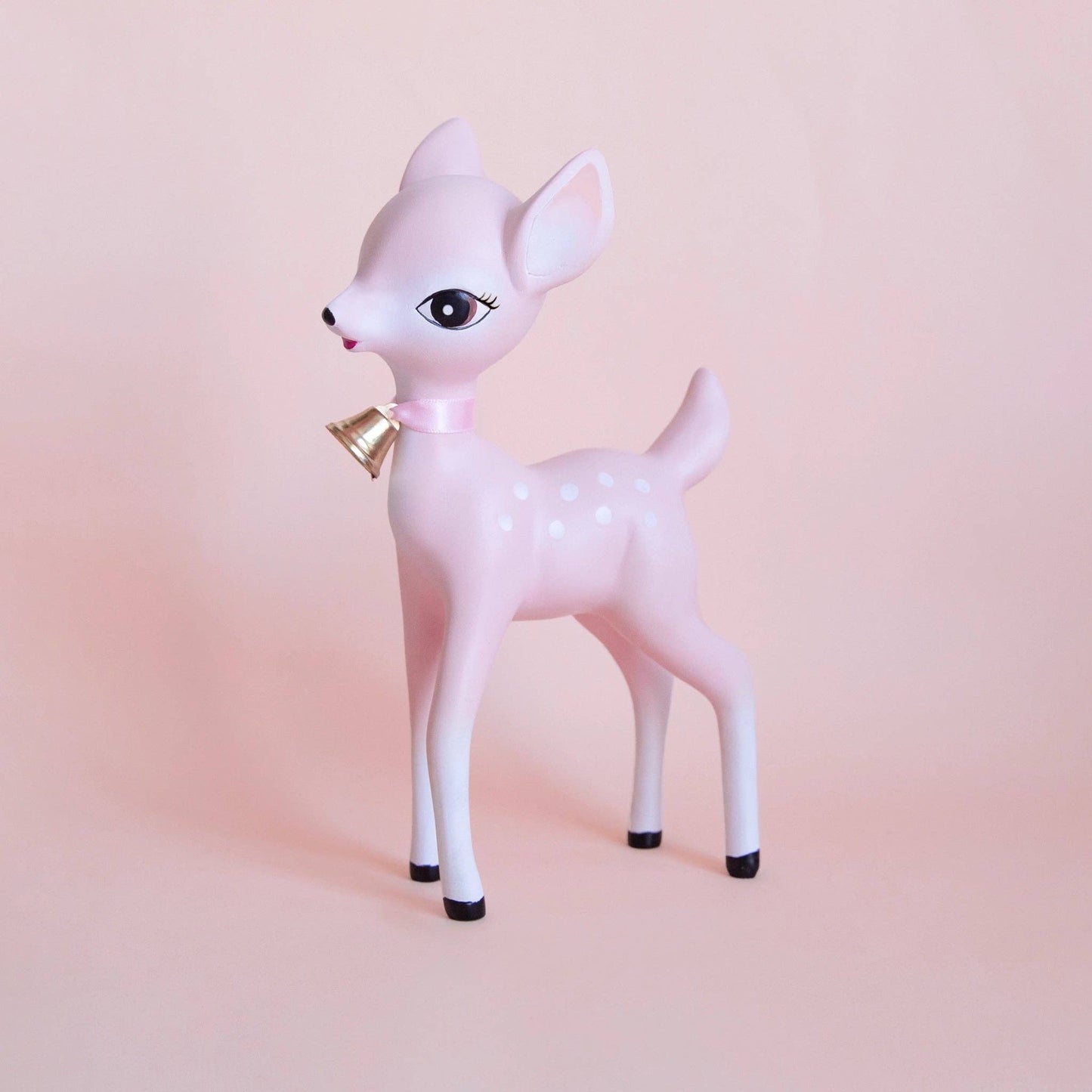 Retro Deer Figurine - Pink