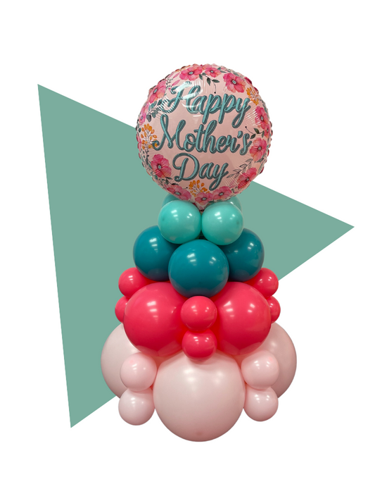 Floral Mother's Day Balloon Stacker