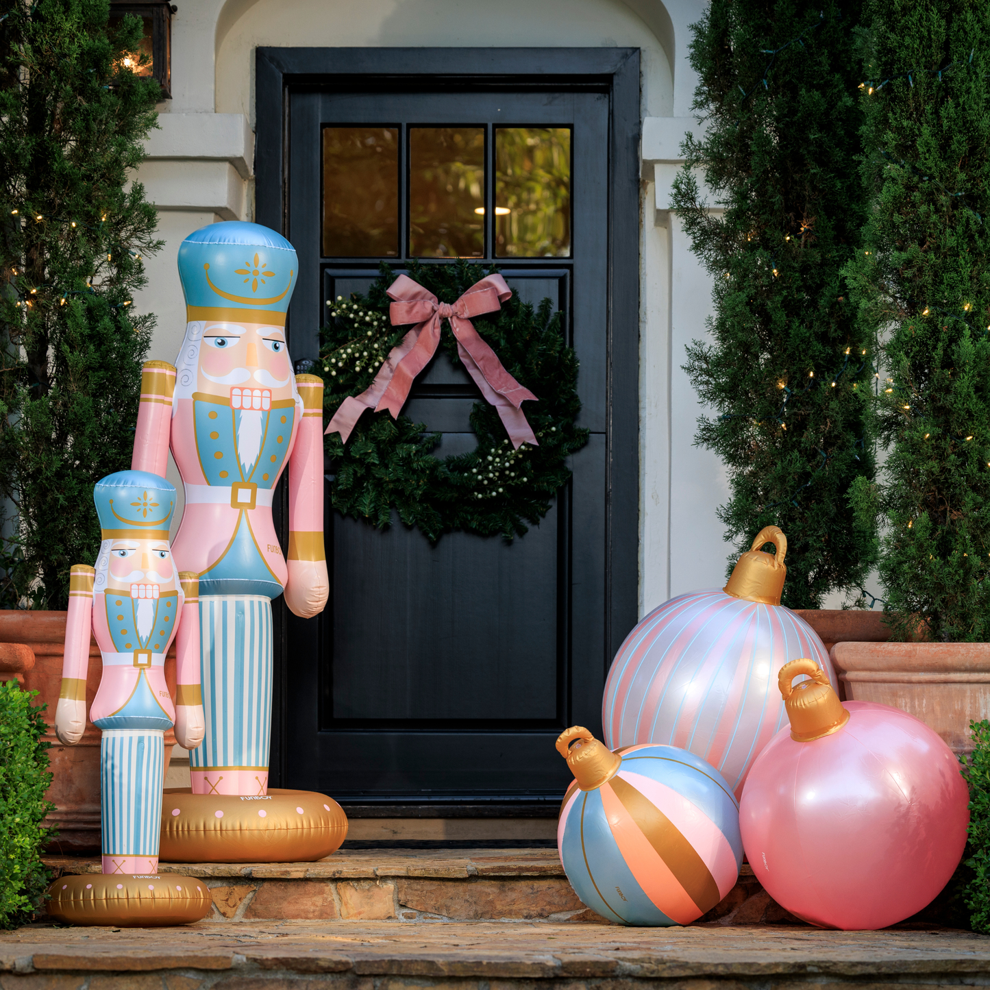 Pink Inflatable Nutcracker - 5 ft