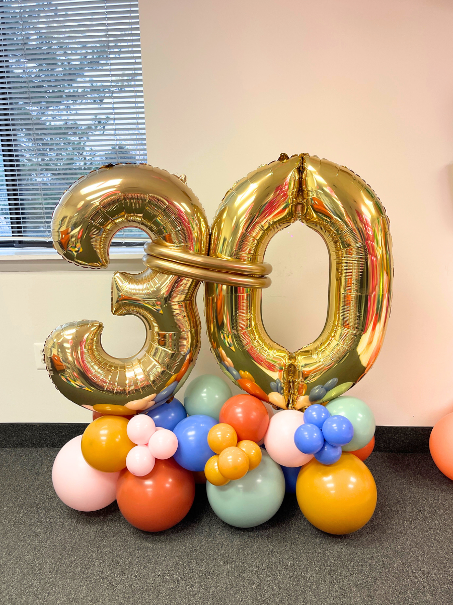 Double Digit Balloon Marquee