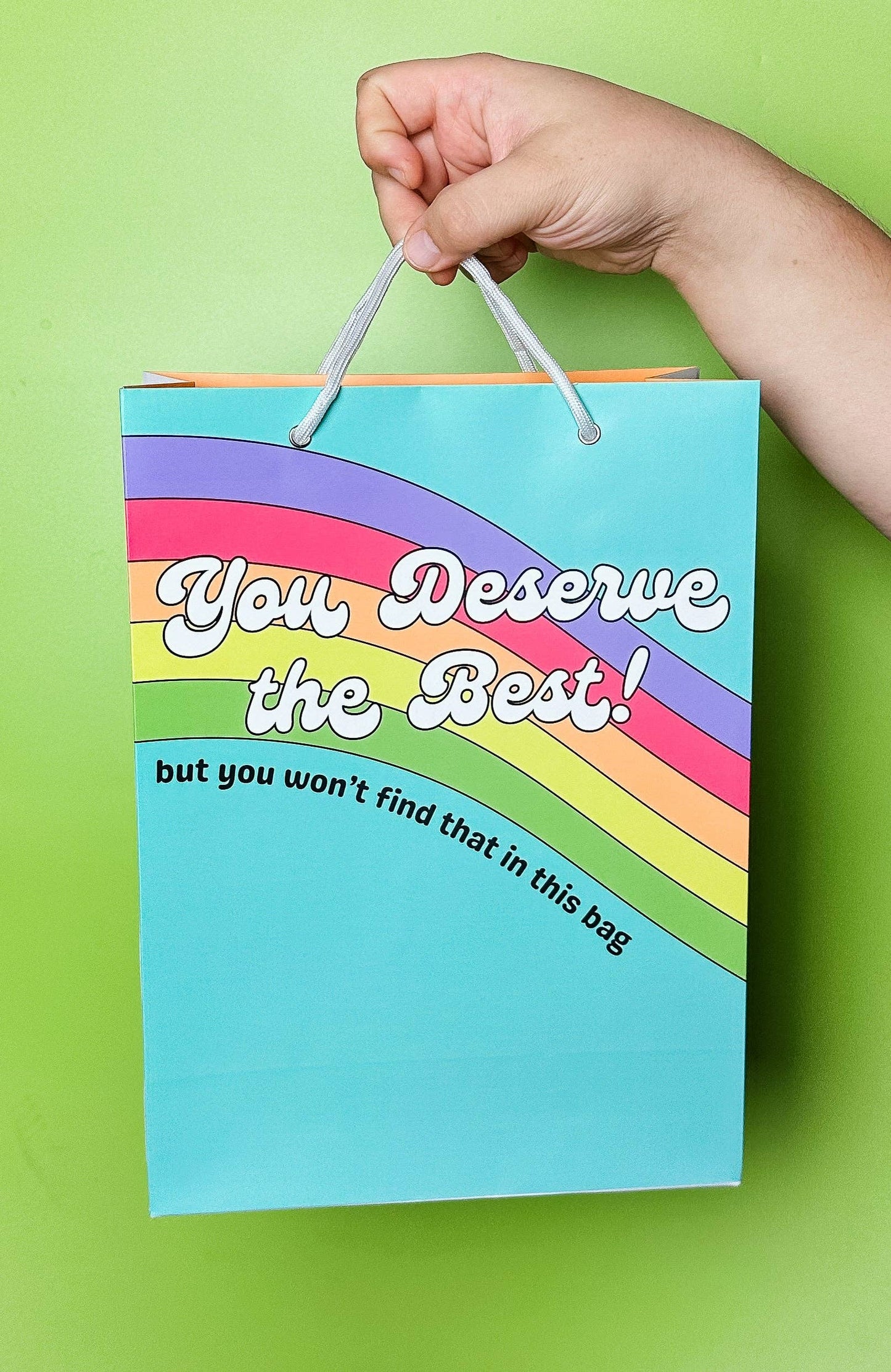 You Deserve the Best -Gift Bag | Funny Gift Bag | Funny Wrap