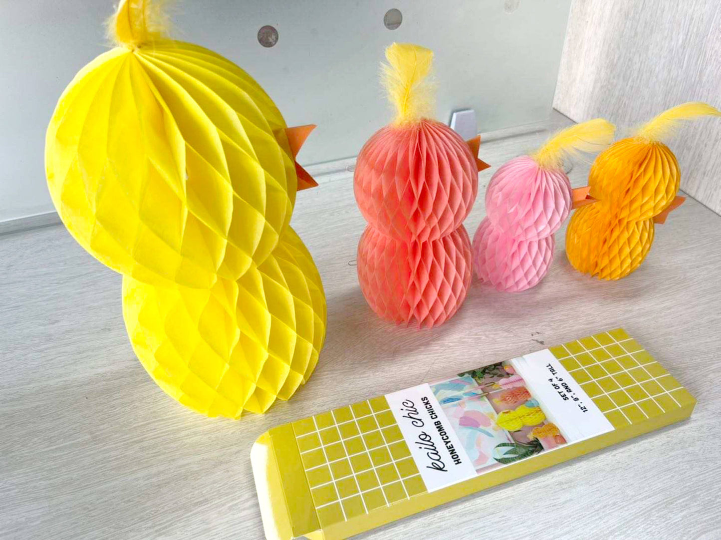 Honeycomb Chicks For Spring and Easter