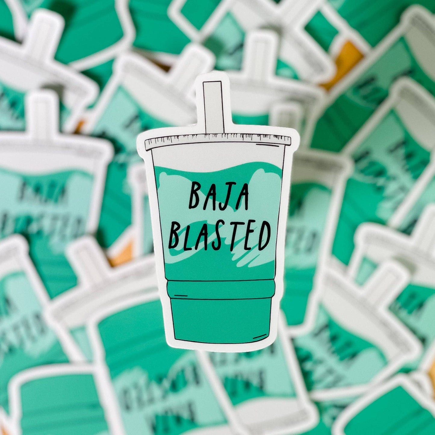 Baja Blasted Sticker - Food Sticker - Funny