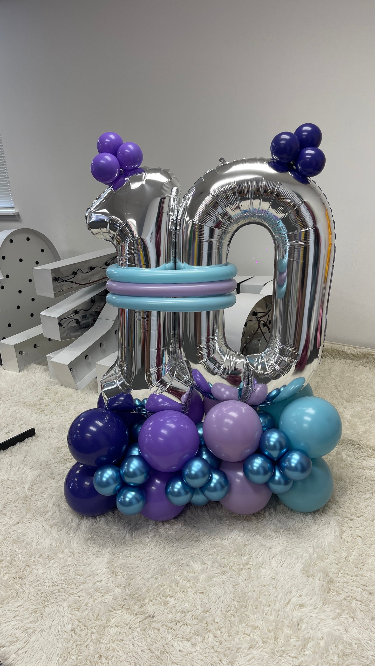 Double Digit Balloon Marquee Stacker