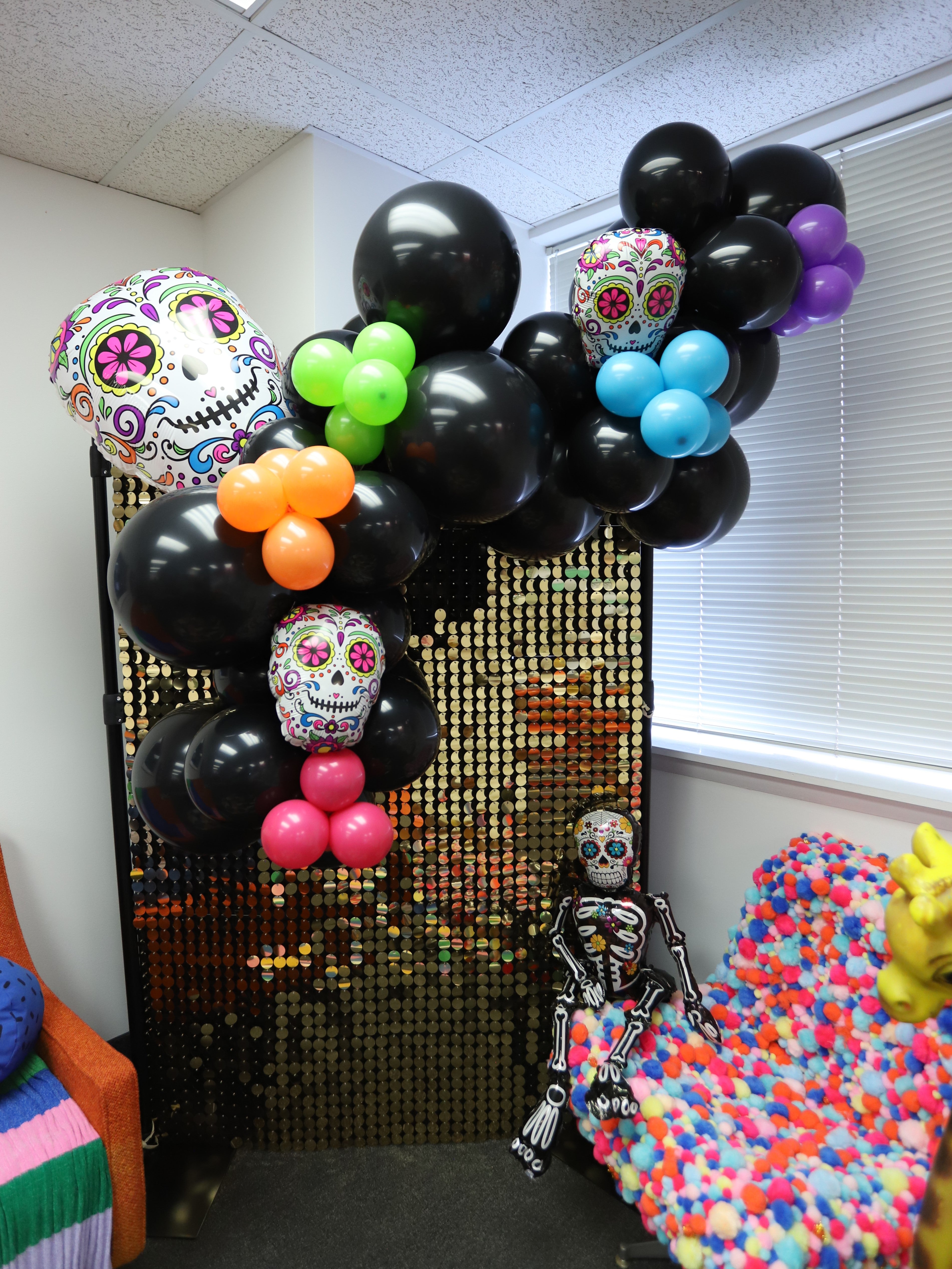 Day of the Dead Balloon Garland