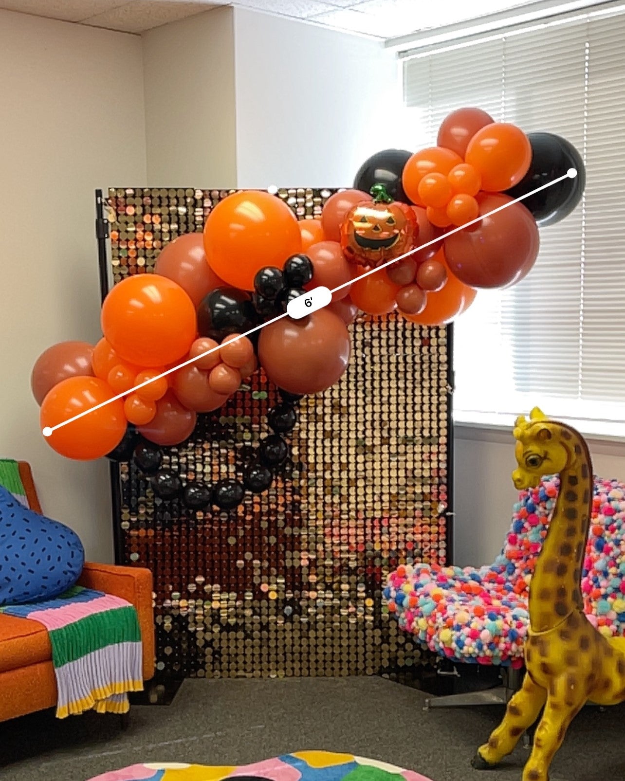 The Great Pumpkin Balloon Garland