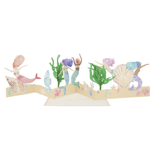 Mermaid Concertina Card