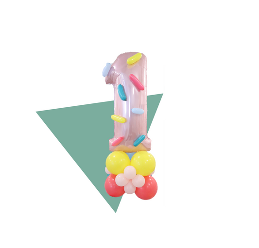 Single Digit Balloon Marquee Stacker