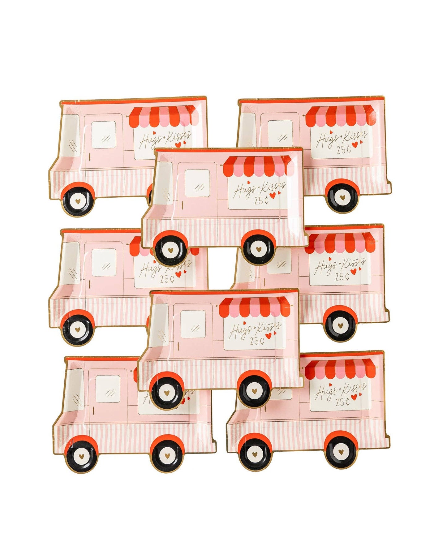 Valentine Truck Shaped Plate