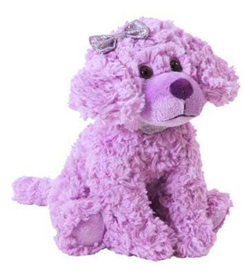 9" (23cm) Posh Scruffy Puppy Purple