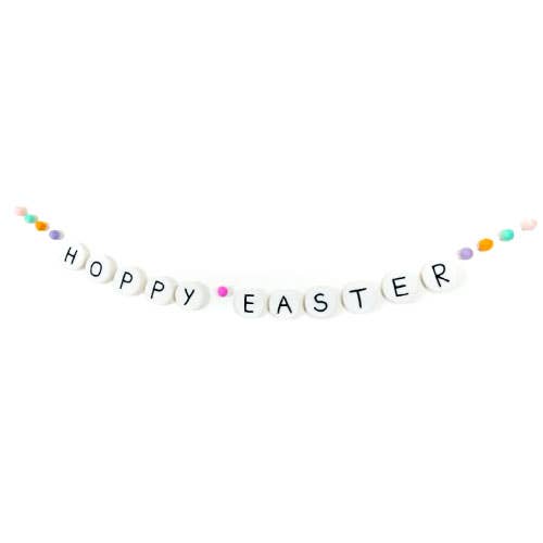Hoppy Easter Friendship Bracelet Felt Garland