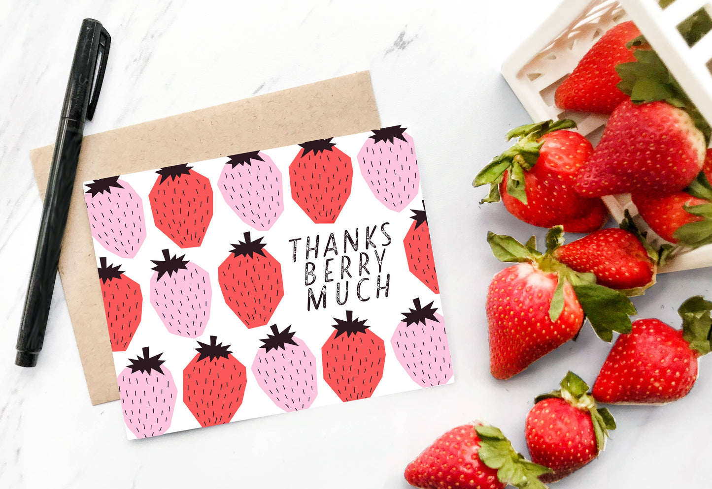 Thanks Berry Much Thank You Card