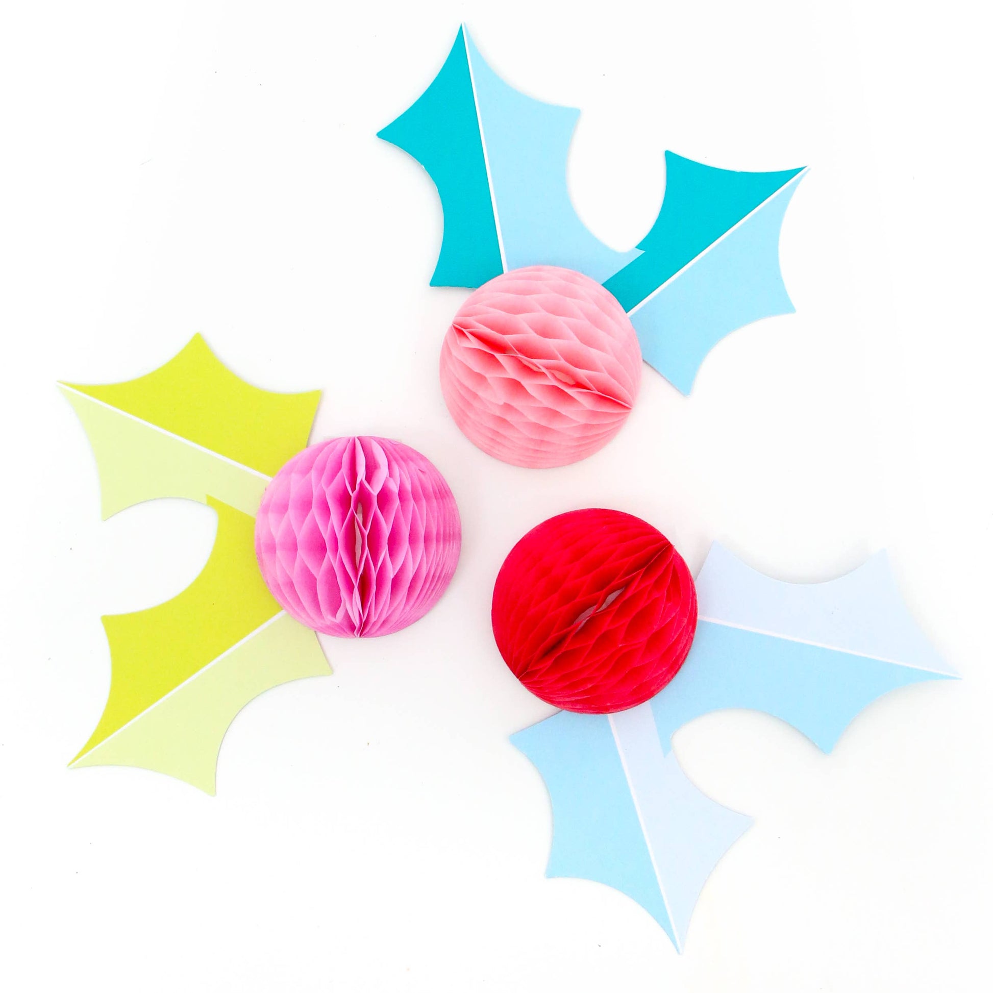 Holly Balloon Gift Toppers