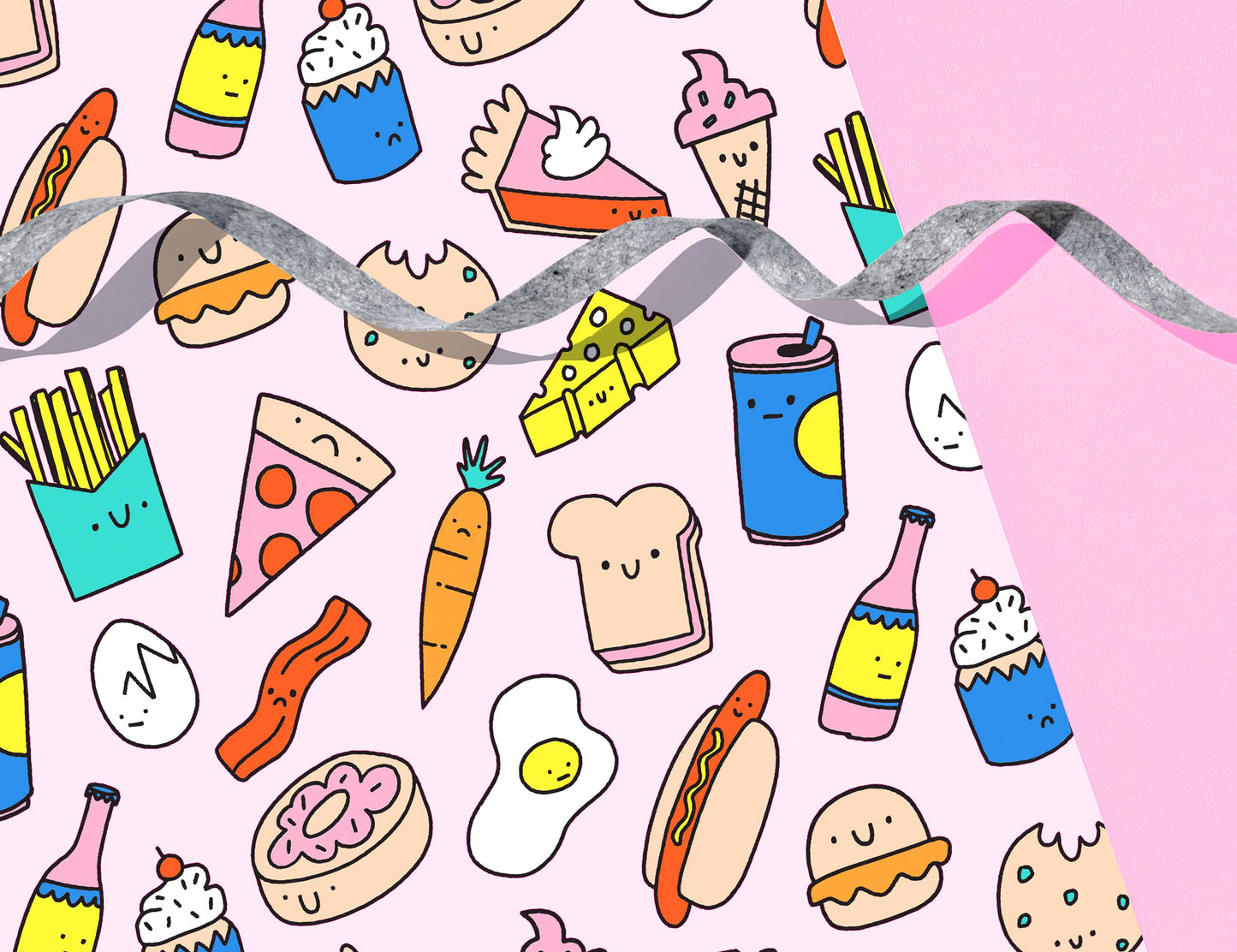 Snack Time (Multicolor) - Wrapping Paper / Gift Wrap