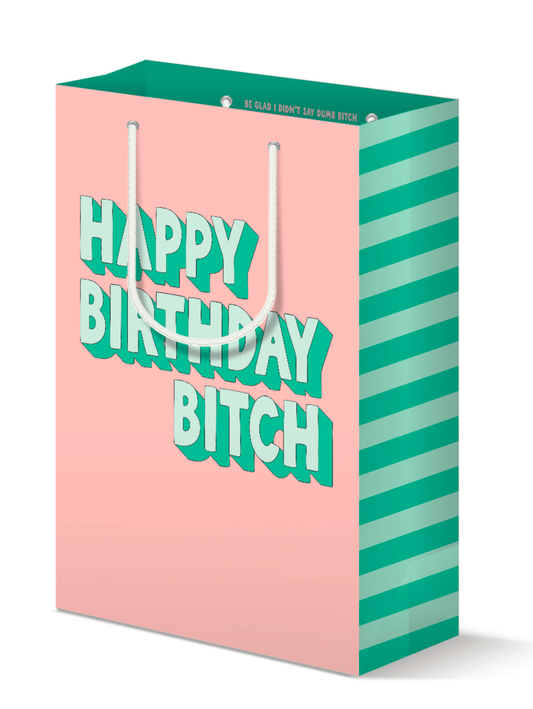 Happy Birthday Bitch - Gift Bag | Funny Gift Bag